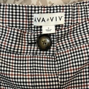 Ava & Viv Houndstooth Trousers